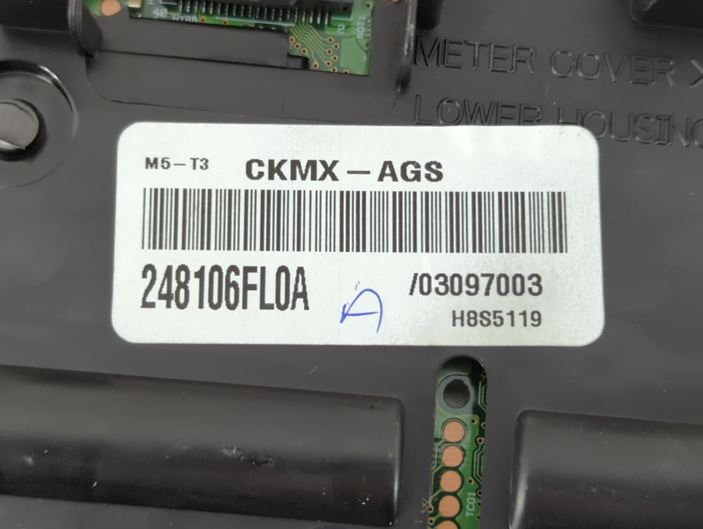 2017 Nissan Rogue Instrument Cluster Speedometer Gauges P/N:03097003 CKMX-AGS, 24810FL0A Fits OEM Used Auto Parts - Oemuseda