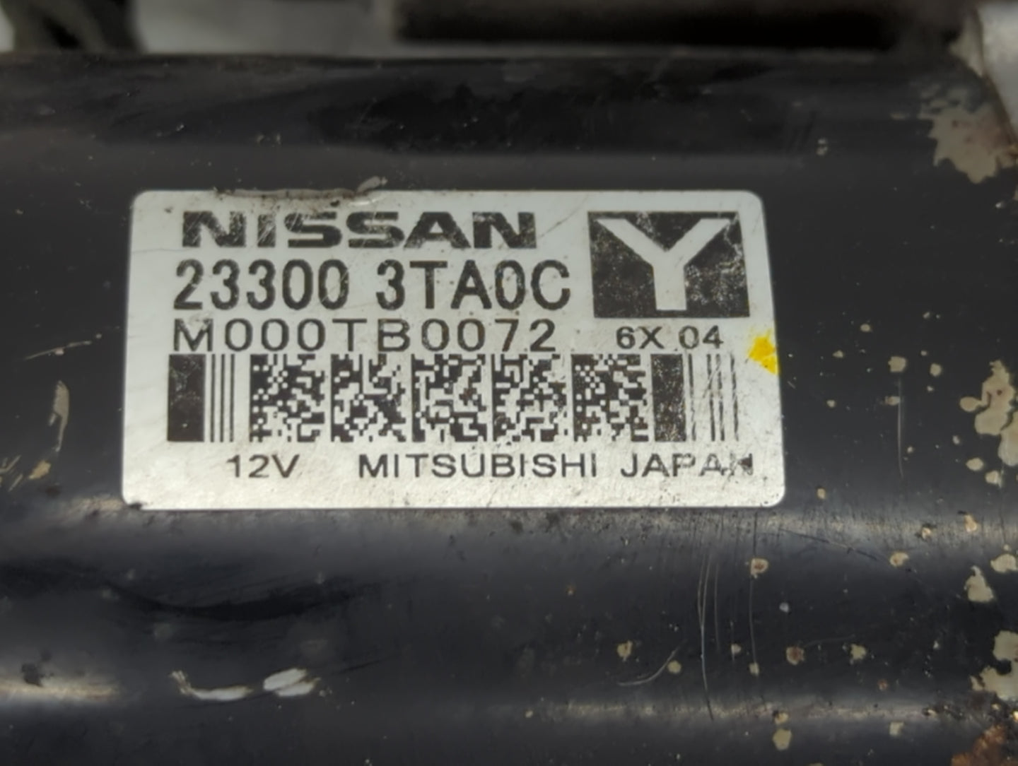 2015-2020 Nissan Rogue Car Starter Motor Solenoid OEM P/N:M000TB0072 23300 3TA0C Fits Fits 2015 2016 2017 2018 2019 2020 OEM