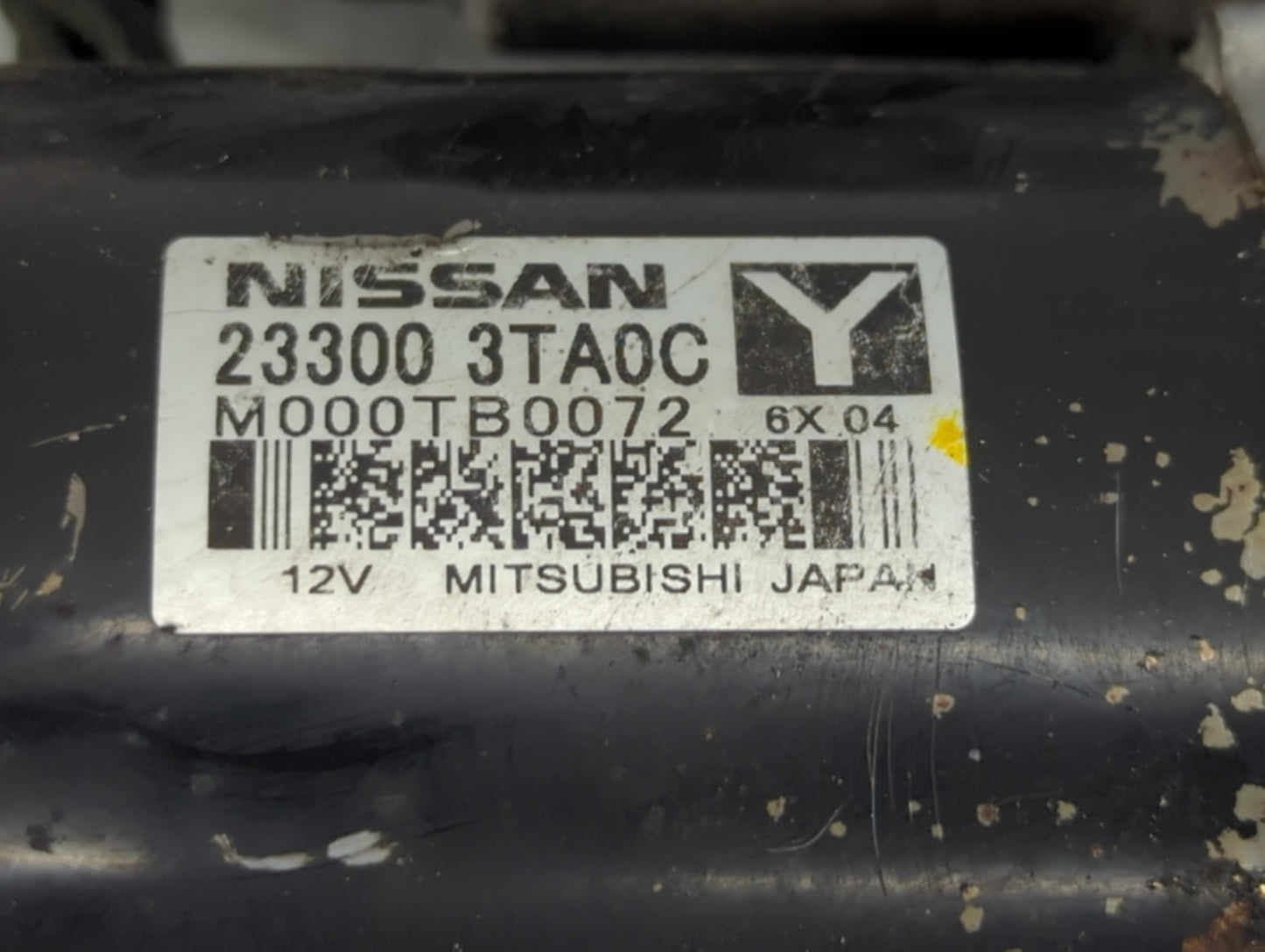 2015-2020 Nissan Rogue Car Starter Motor Solenoid OEM P/N:M000TB0072 23300 3TA0C Fits Fits 2015 2016 2017 2018 2019 2020 OEM