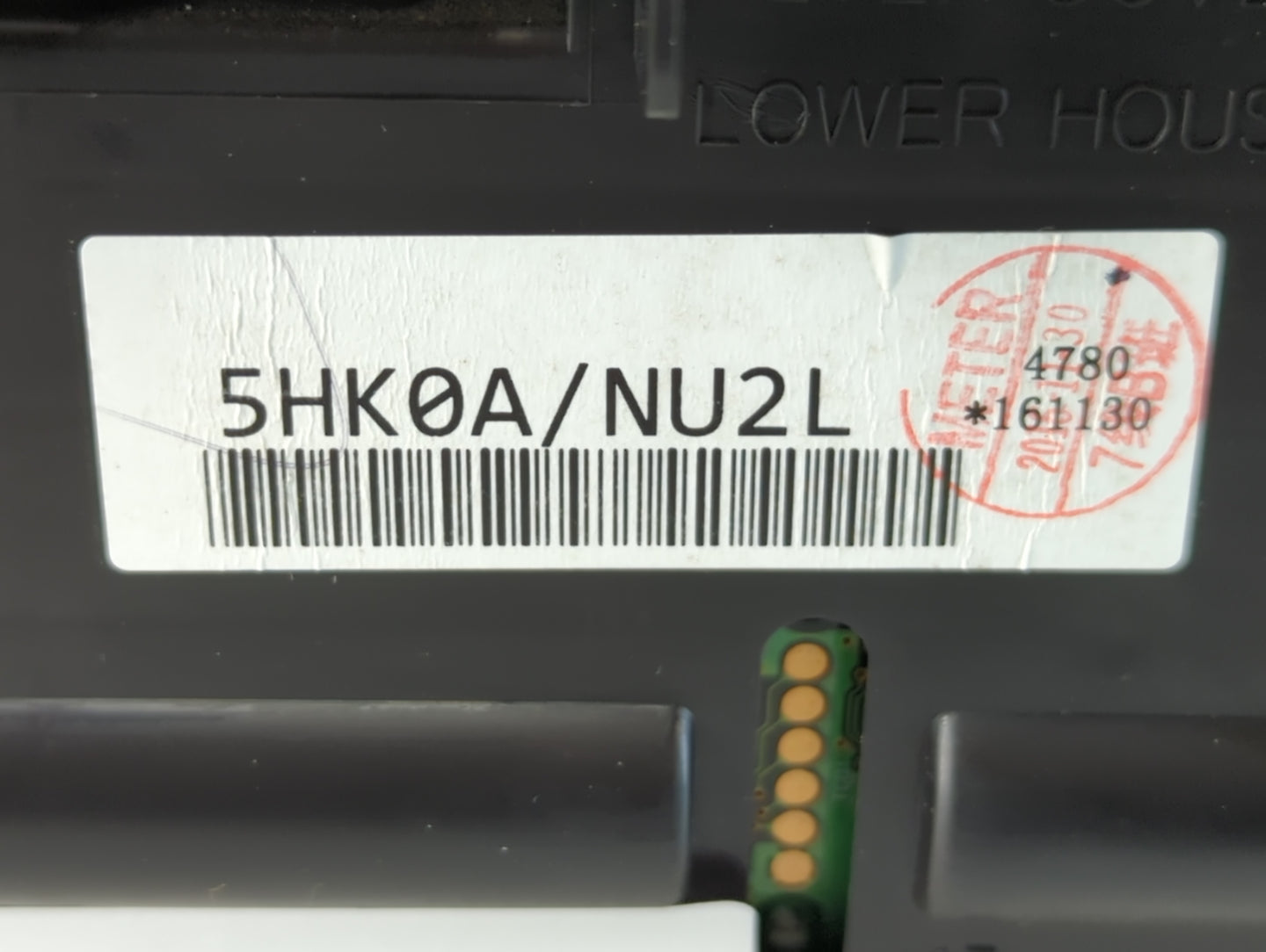 2017 Nissan Rogue Instrument Cluster Speedometer Gauges P/N:NU2L 5HK0A Fits OEM Used Auto Parts - Oemusedautoparts1.com