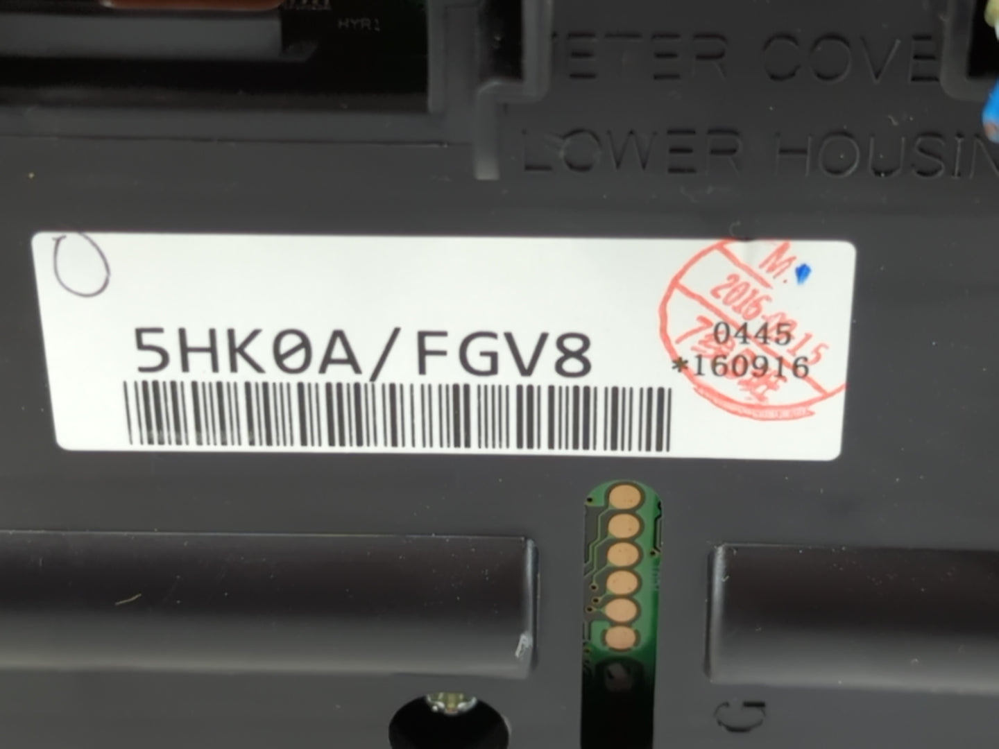 2017 Nissan Rogue Instrument Cluster Speedometer Gauges P/N:FGV8 5HK0A Fits OEM Used Auto Parts - Oemusedautoparts1.com