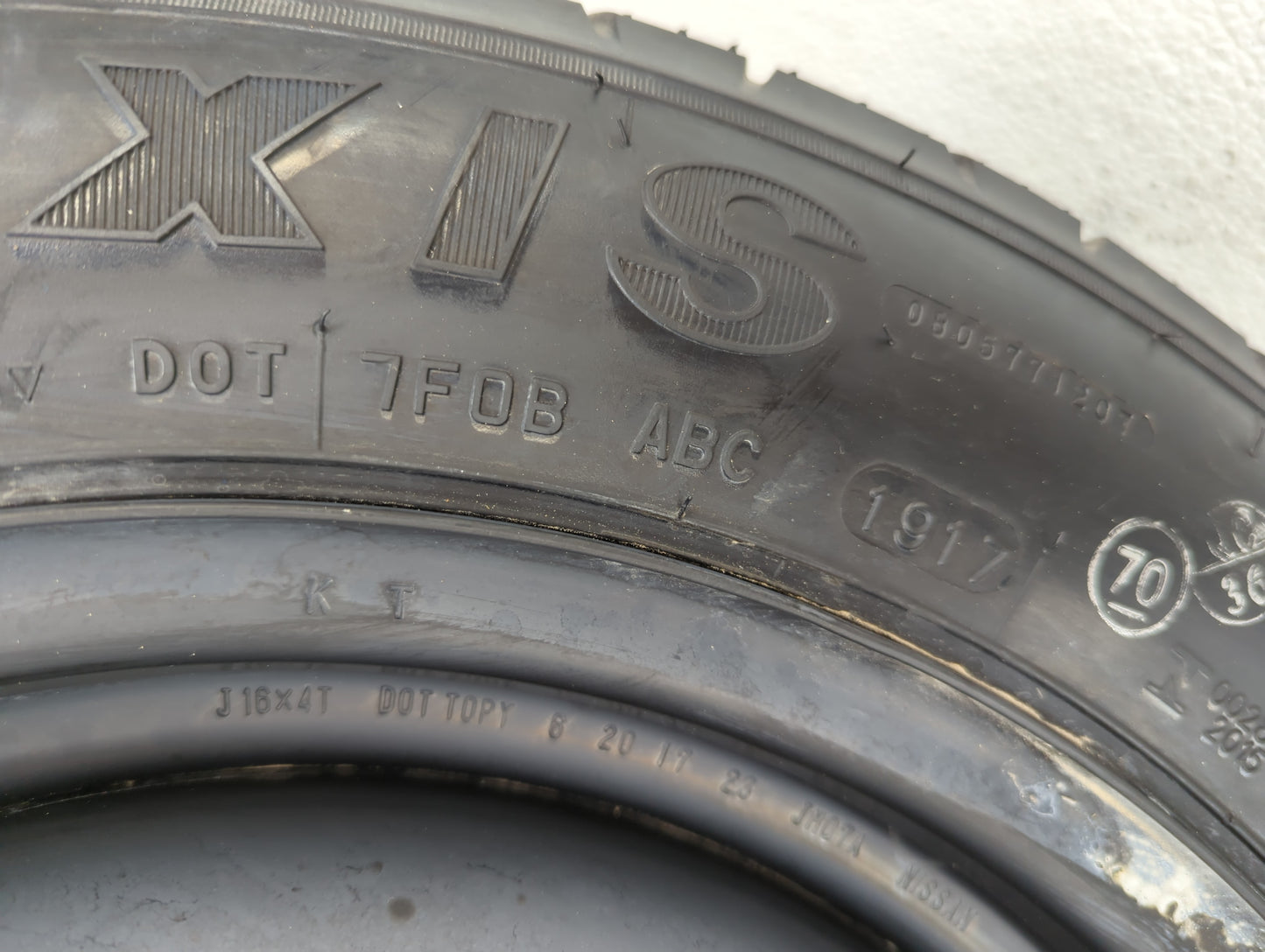 2017-2022 Nissan Rogue Sport Spare Donut Tire Wheel Rim Oem - Oemusedautoparts1.com