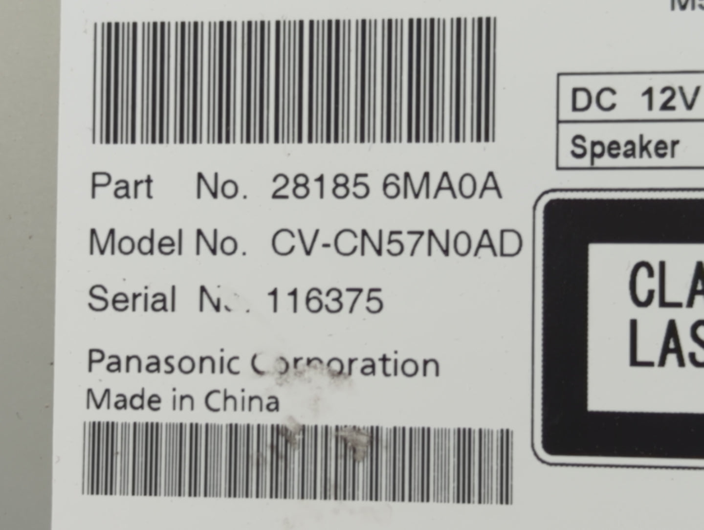 2017-2018 Nissan Rogue Sport Radio AM FM Cd Player Receiver Replacement P/N:28185 6MA0A Fits Fits 2017 2018 OEM Used Auto Pa