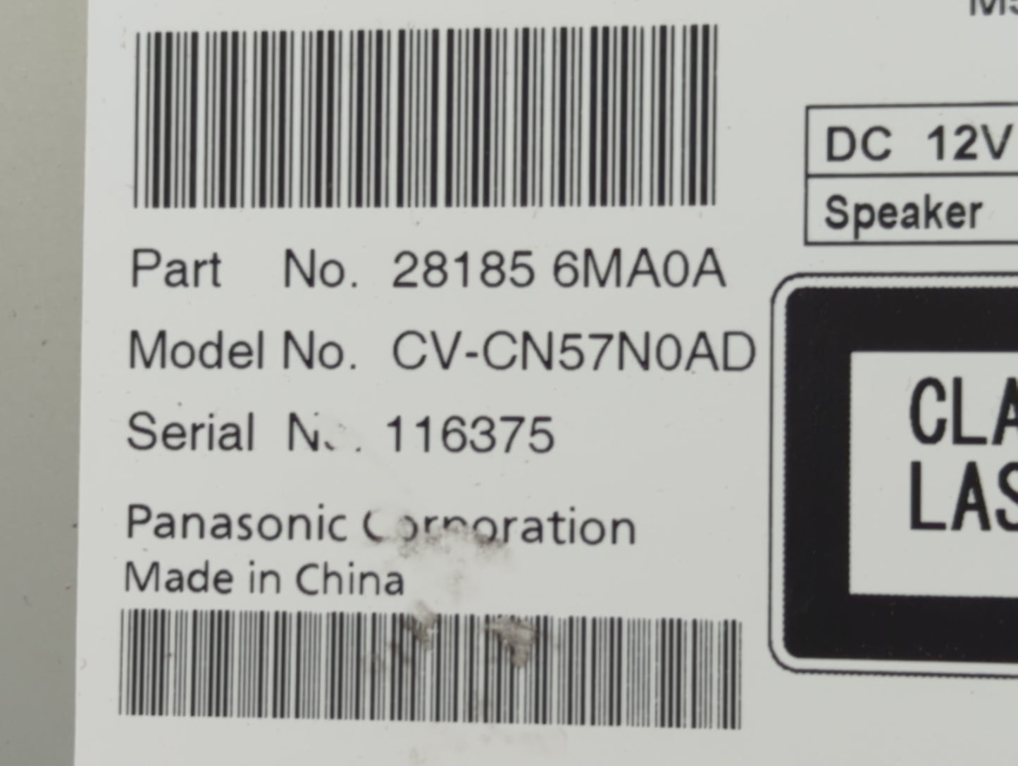 2017-2018 Nissan Rogue Sport Radio AM FM Cd Player Receiver Replacement P/N:28185 6MA0A Fits Fits 2017 2018 OEM Used Auto Pa
