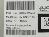 2017-2018 Nissan Rogue Sport Radio AM FM Cd Player Receiver Replacement P/N:28185 6MA0A Fits Fits 2017 2018 OEM Used Auto Pa