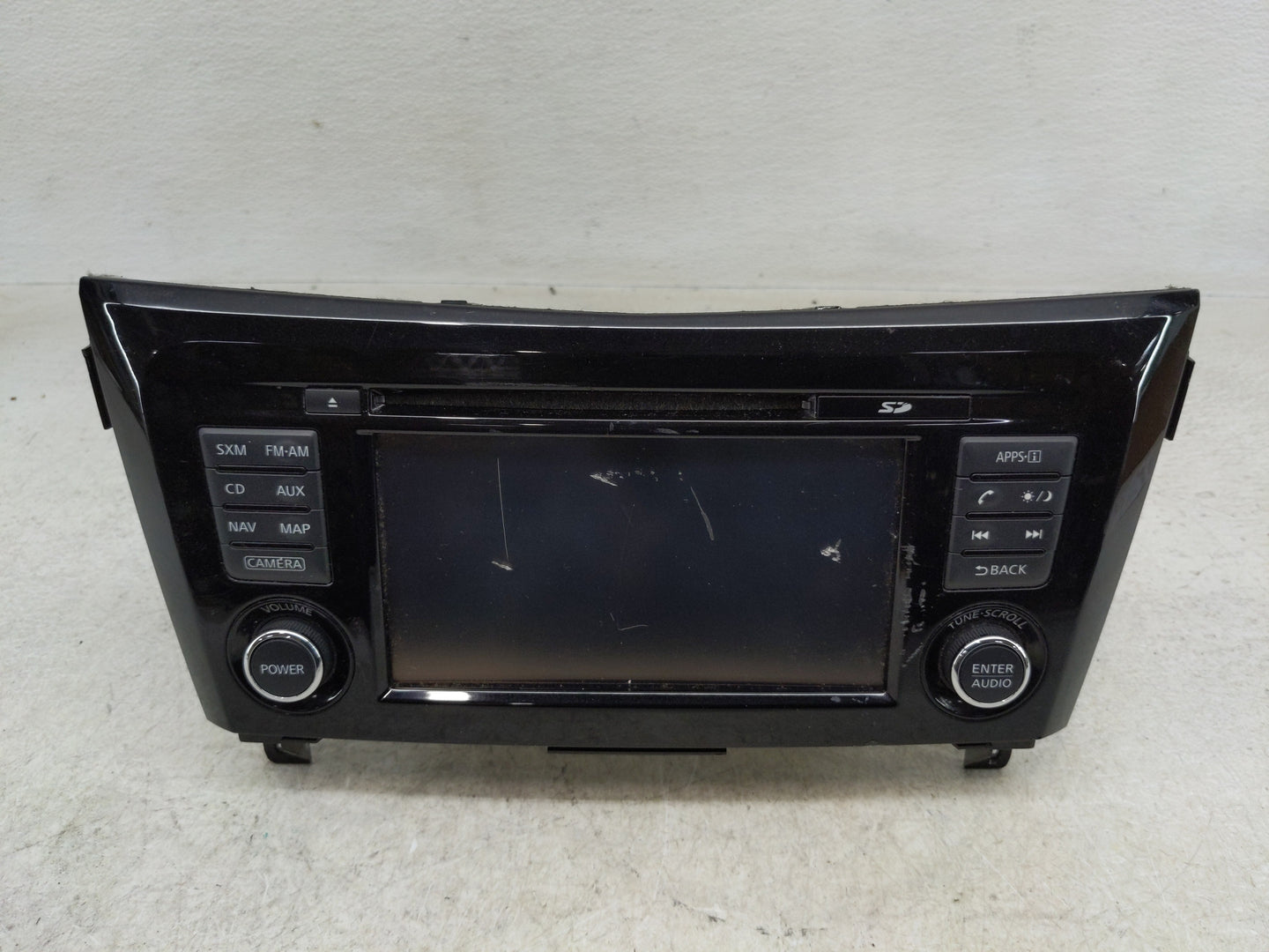 2017 Nissan Rogue Sport Radio AM FM Cd Player Receiver Replacement P/N:259156MA0A 7 515 750 068 Fits OEM Used Auto Parts - O