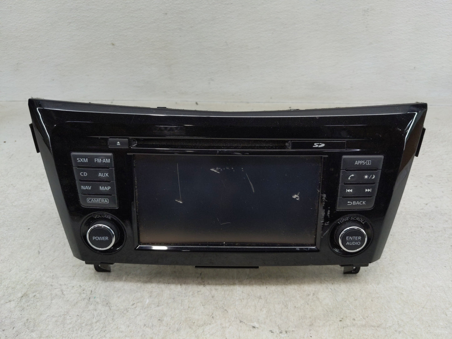2017 Nissan Rogue Sport Radio AM FM Cd Player Receiver Replacement P/N:259156MA0A 7 515 750 068 Fits OEM Used Auto Parts - O