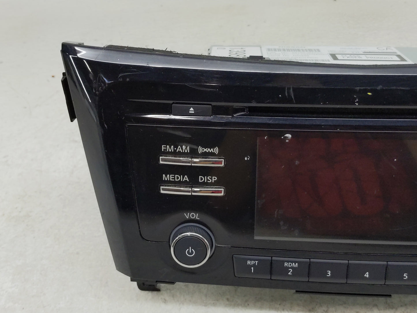2017-2018 Nissan Rogue Sport Radio AM FM Cd Player Receiver Replacement P/N:28185 6MA0A Fits Fits 2017 2018 OEM Used Auto Pa