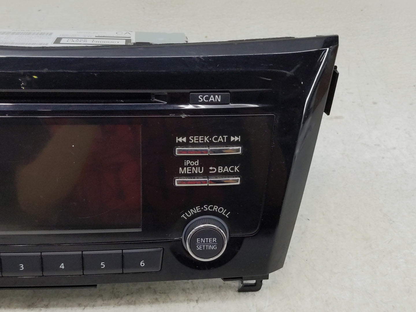 2017-2018 Nissan Rogue Sport Radio AM FM Cd Player Receiver Replacement P/N:28185 6MA0A Fits Fits 2017 2018 OEM Used Auto Pa
