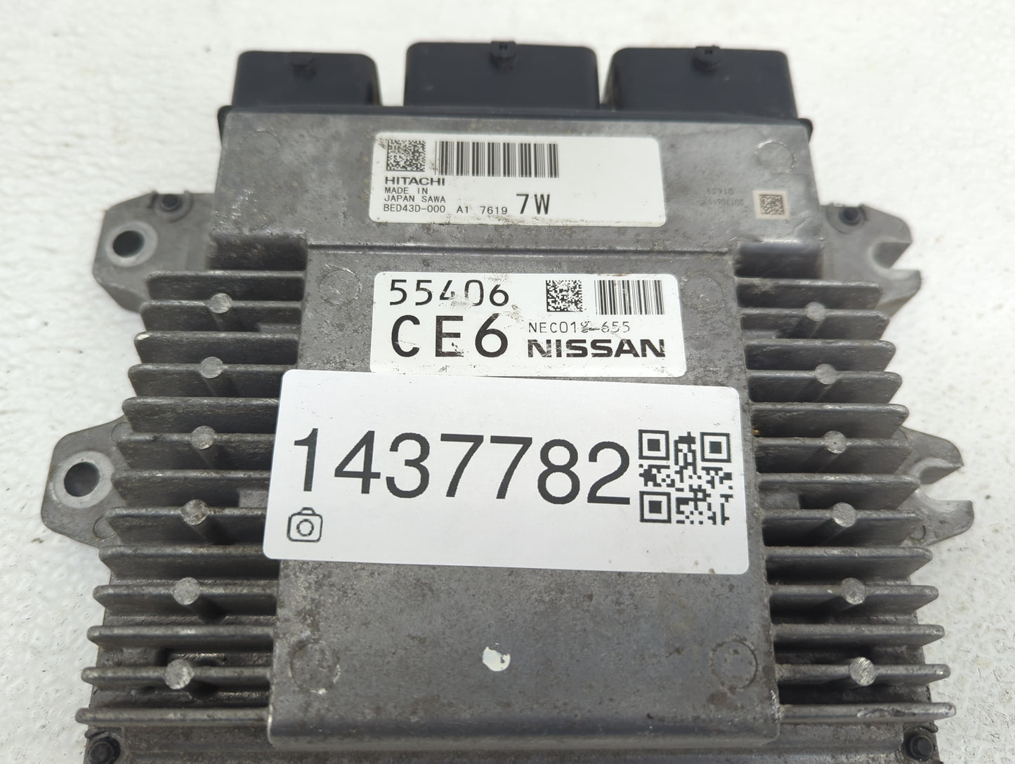 2017 Nissan Rogue Sport PCM Engine Control Computer ECU ECM PCU OEM P/N:BED43D-000 NEC012-655 Fits OEM Used Auto Parts - Oem