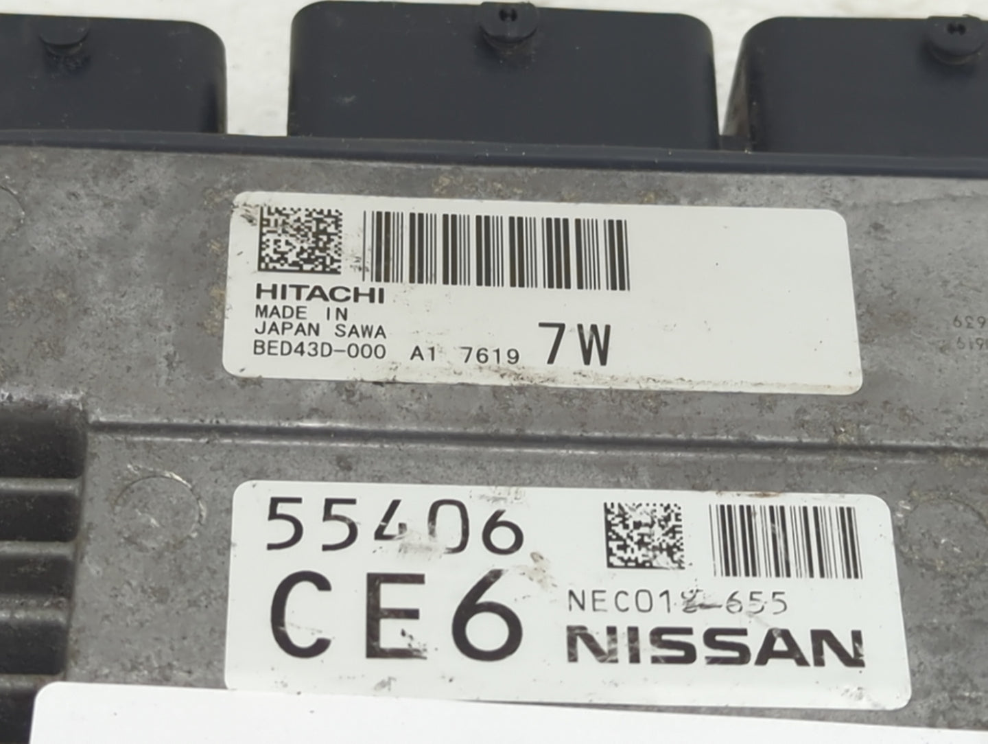 2017 Nissan Rogue Sport PCM Engine Control Computer ECU ECM PCU OEM P/N:BED43D-000 NEC012-655 Fits OEM Used Auto Parts - Oem