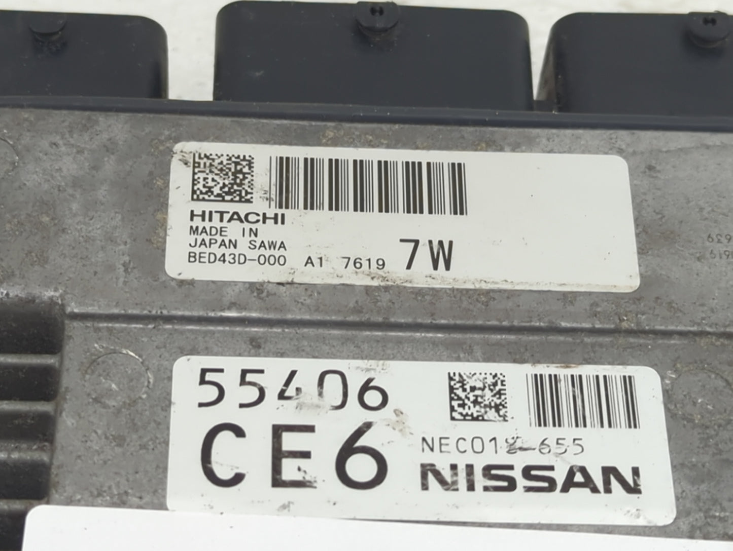 2017 Nissan Rogue Sport PCM Engine Control Computer ECU ECM PCU OEM P/N:BED43D-000 NEC012-655 Fits OEM Used Auto Parts - Oem