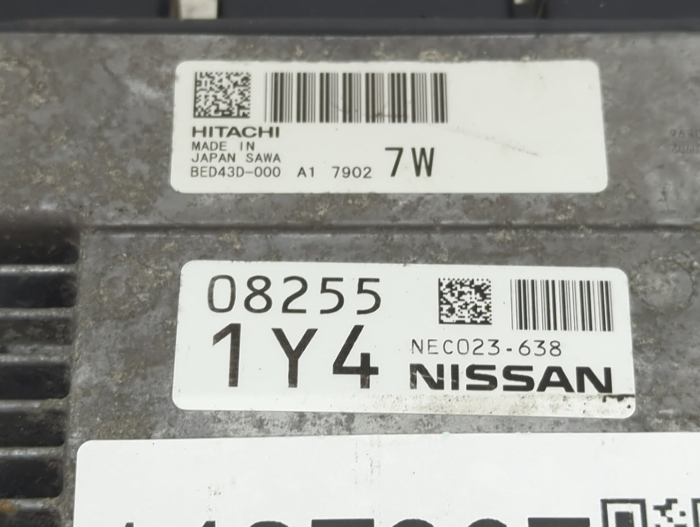 2017 Nissan Rogue Sport PCM Engine Control Computer ECU ECM PCU OEM P/N:BED43D-000 NEC023-638 Fits OEM Used Auto Parts - Oem