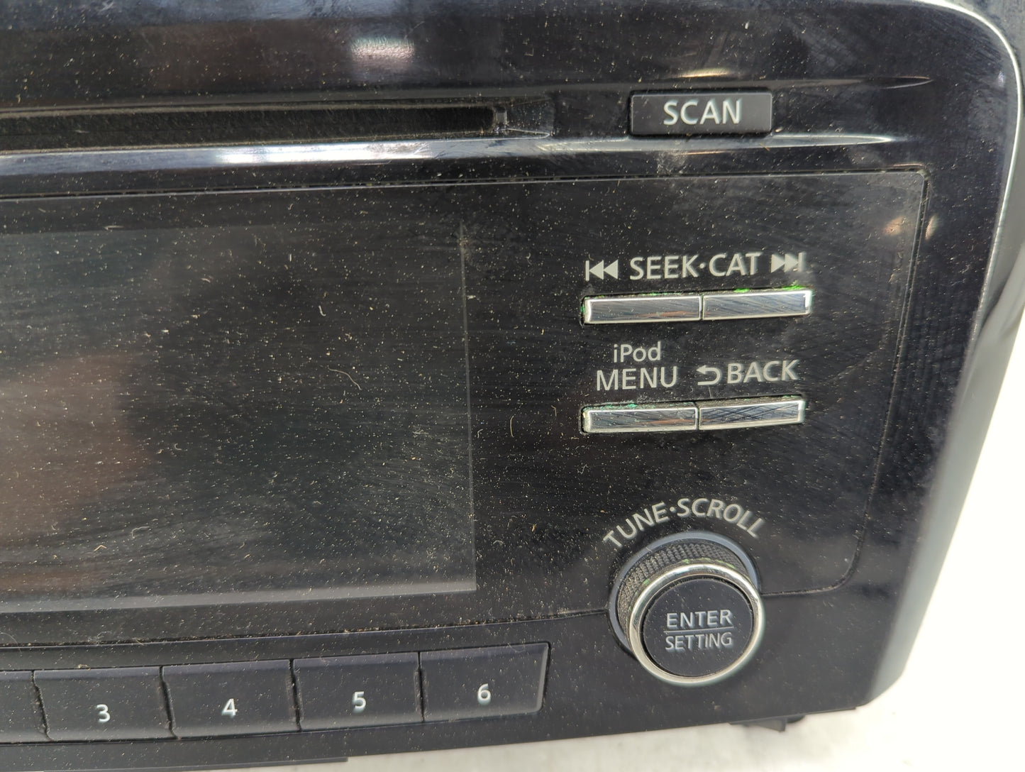 2017-2018 Nissan Rogue Sport Radio AM FM Cd Player Receiver Replacement P/N:28185 6MA0A Fits Fits 2017 2018 OEM Used Auto Pa