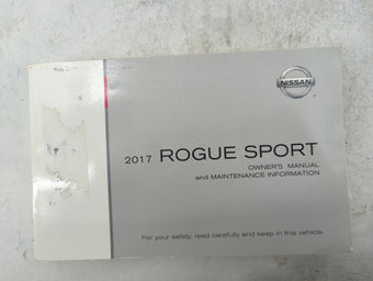 compare product 2017 Nissan Rogue Sport Owners Manual Book Guide P/N:OM17E00J11U0 T00UM-6MA1D, LL17EA NALLU3 OEM Used Auto Parts