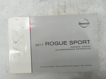 2017 Nissan Rogue Sport Owners Manual Book Guide P/N:OM17E00J11U0 T00UM-6MA1D, LL17EA NALLU3 OEM Used Auto Parts - Oemusedau