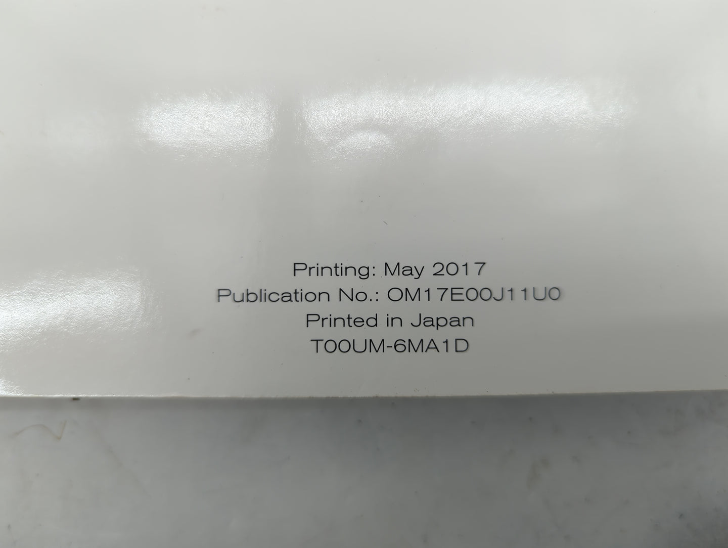 2017 Nissan Rogue Sport Owners Manual Book Guide P/N:OM17E00J11U0 T00UM-6MA1D, LL17EA NALLU3 OEM Used Auto Parts - Oemusedau