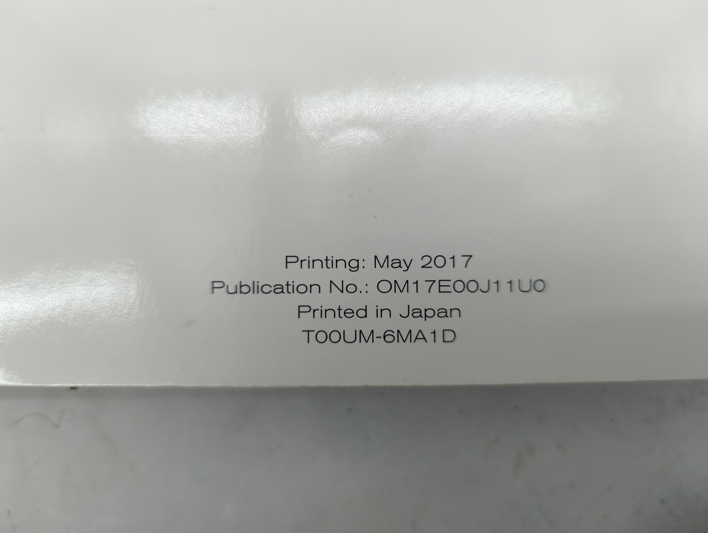 2017 Nissan Rogue Sport Owners Manual Book Guide P/N:OM17E00J11U0 T00UM-6MA1D, LL17EA NALLU3 OEM Used Auto Parts - Oemusedau