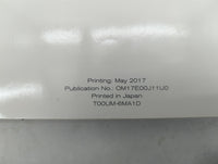 2017 Nissan Rogue Sport Owners Manual Book Guide P/N:OM17E00J11U0 T00UM-6MA1D, LL17EA NALLU3 OEM Used Auto Parts - Oemusedau