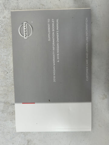 2017 Nissan Rogue Sport Owners Manual Book Guide P/N:LL18EA NALLU2 OEM Used Auto Parts - Oemusedautoparts1.com