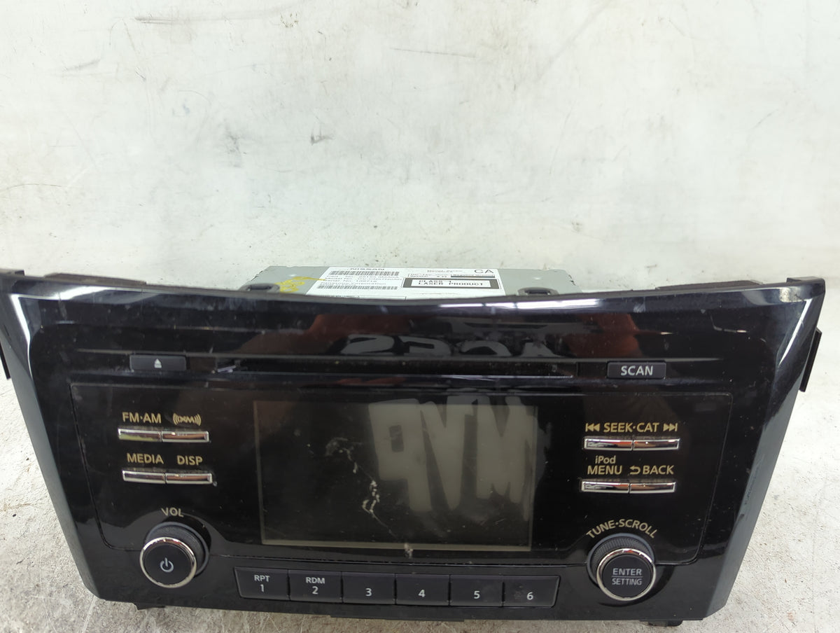 2017-2018 Nissan Rogue Sport Radio AM FM Cd Player Receiver Replacement P/N:281856MA0A CV-CN57N0AD Fits Fits 2017 2018 OEM U