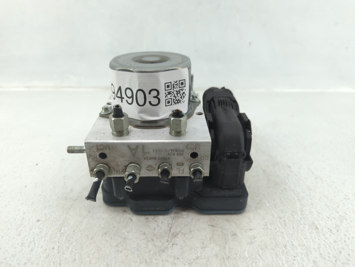 2017 Nissan Rogue Sport ABS Pump Control Module Replacement P/N:47660 6MA2A Fits OEM Used Auto Parts - Oemusedautoparts1.com