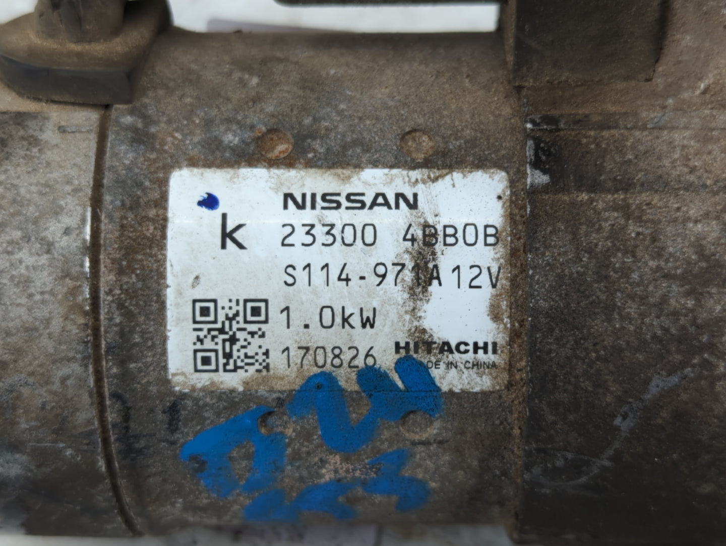 2017-2020 Nissan Rogue Sport Car Starter Motor Solenoid OEM P/N:S114-971A 23300 4BB0B Fits Fits 2017 2018 2019 2020 2021 OEM