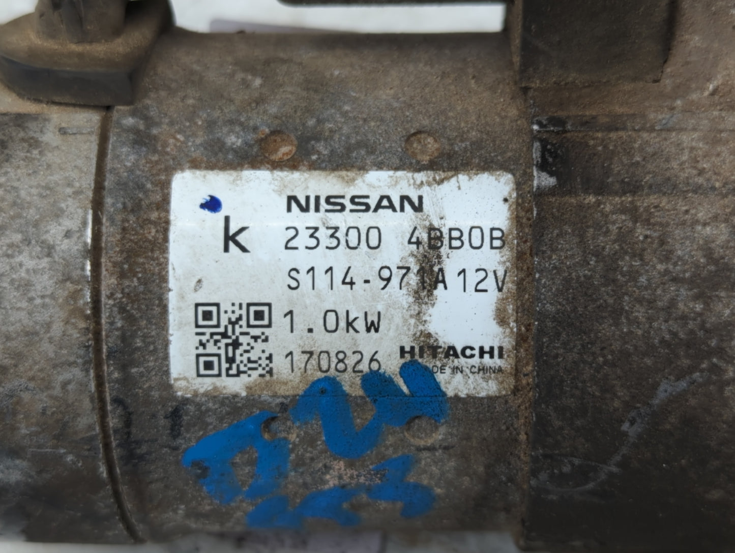 2017-2020 Nissan Rogue Sport Car Starter Motor Solenoid OEM P/N:S114-971A 23300 4BB0B Fits Fits 2017 2018 2019 2020 2021 OEM