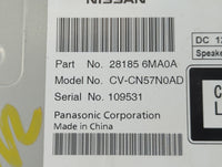 2017-2018 Nissan Rogue Sport Radio AM FM Cd Player Receiver Replacement P/N:28185 6MA0A Fits 2017 2018 OEM Used Auto Parts -