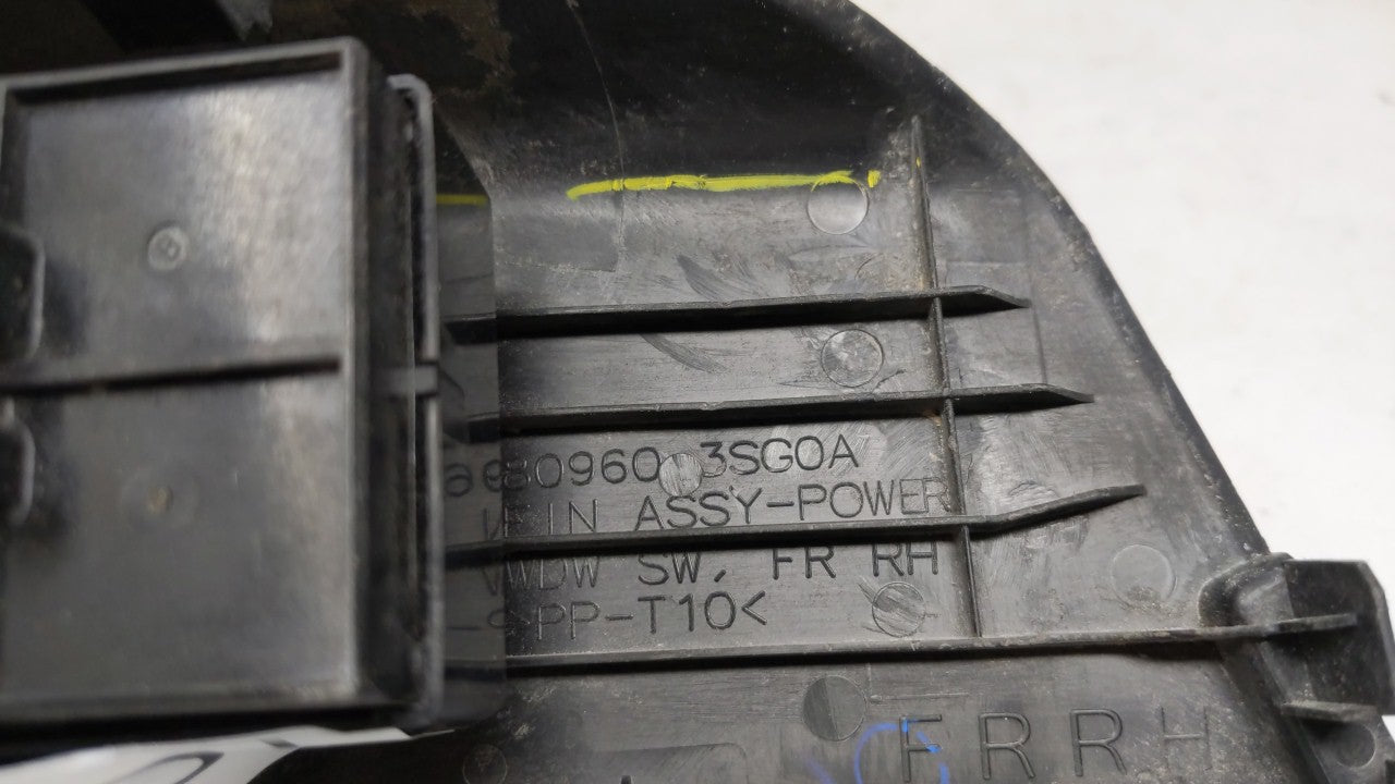 2017 Nissan Sentra Passenger Right Power Window Switch 80960 3sg0a - Oemusedautoparts1.com