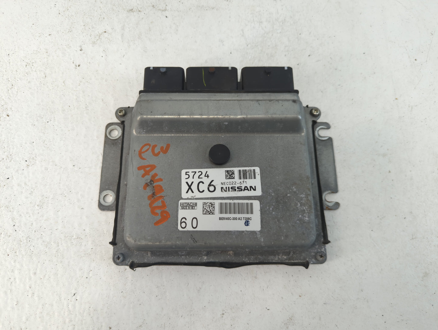 2016-2017 Nissan Sentra PCM Engine Control Computer ECU ECM PCU OEM P/N:NEC022-671 Fits Fits 2016 2017 OEM Used Auto Parts -