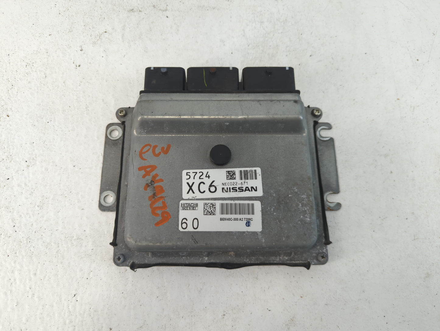 2016-2017 Nissan Sentra PCM Engine Control Computer ECU ECM PCU OEM P/N:NEC022-671 Fits Fits 2016 2017 OEM Used Auto Parts -