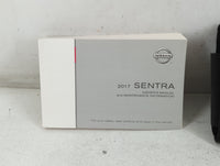 2017 Nissan Sentra Owners Manual Book Guide P/N:OM17EM 0B17U0 OEM Used Auto Parts - Oemusedautoparts1.com
