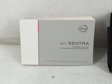 2017 Nissan Sentra Owners Manual Book Guide P/N:OM17EM 0B17U0 OEM Used Auto Parts