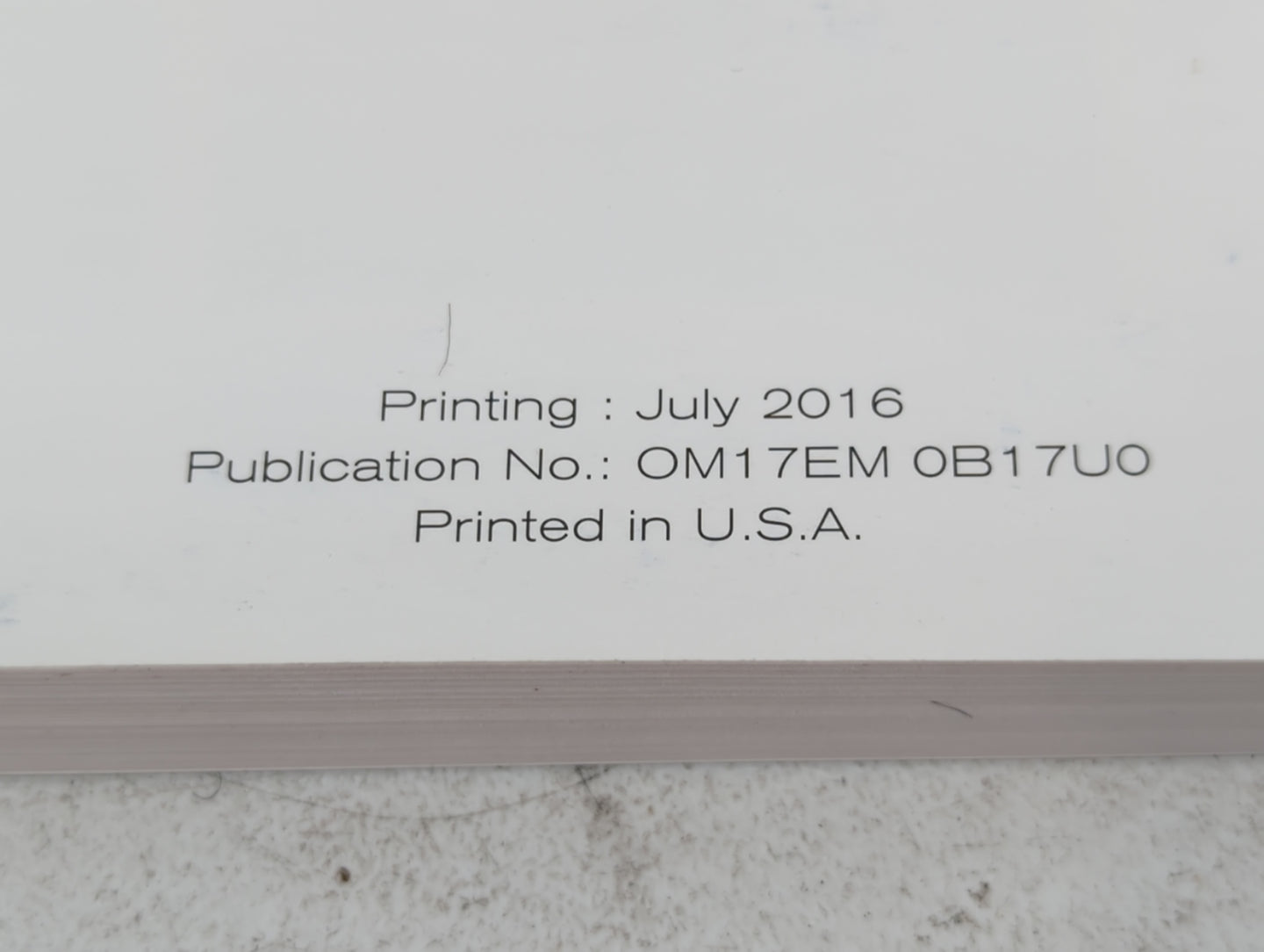 2017 Nissan Sentra Owners Manual Book Guide P/N:OM17EM 0B17U0 OEM Used Auto Parts - Oemusedautoparts1.com