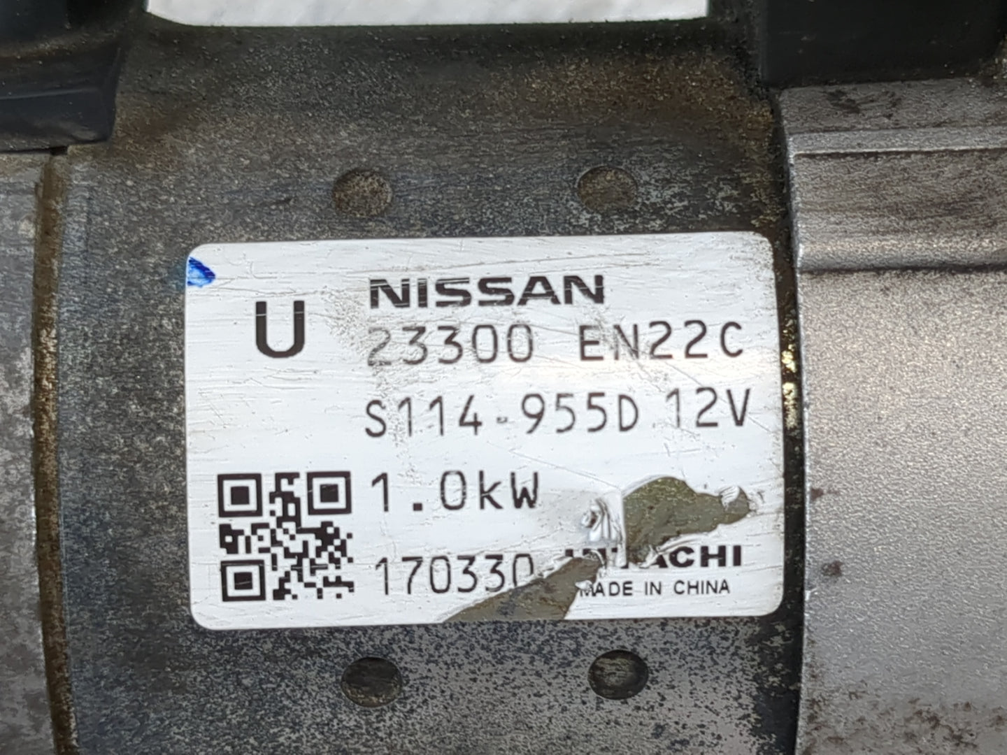 2013-2019 Nissan Sentra Car Starter Motor Solenoid OEM P/N:23300 EN22C Fits Fits 2013 2014 2015 2016 2017 2018 2019 2020 OEM