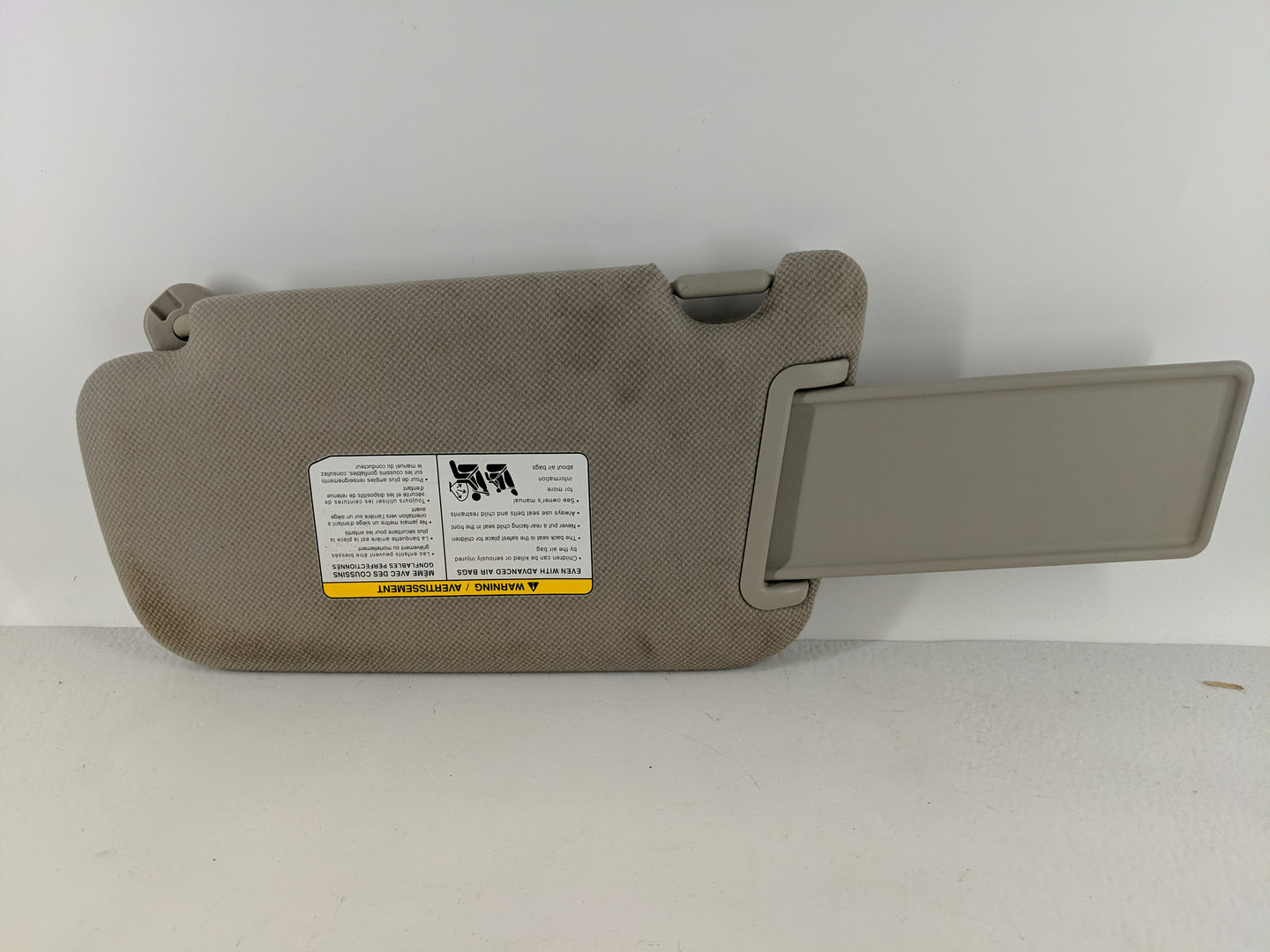 2013-2019 Nissan Sentra Sun Visor Shade Replacement Passenger Right Mirror Fits Fits 2012 2013 2014 2015 2016 2017 2018 2019