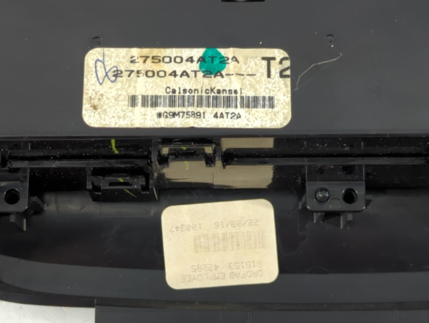 2017-2019 Nissan Sentra Climate Control Module Temperature AC/Heater Replacement P/N:275004AT2A 275004AF2B Fits OEM Used Aut