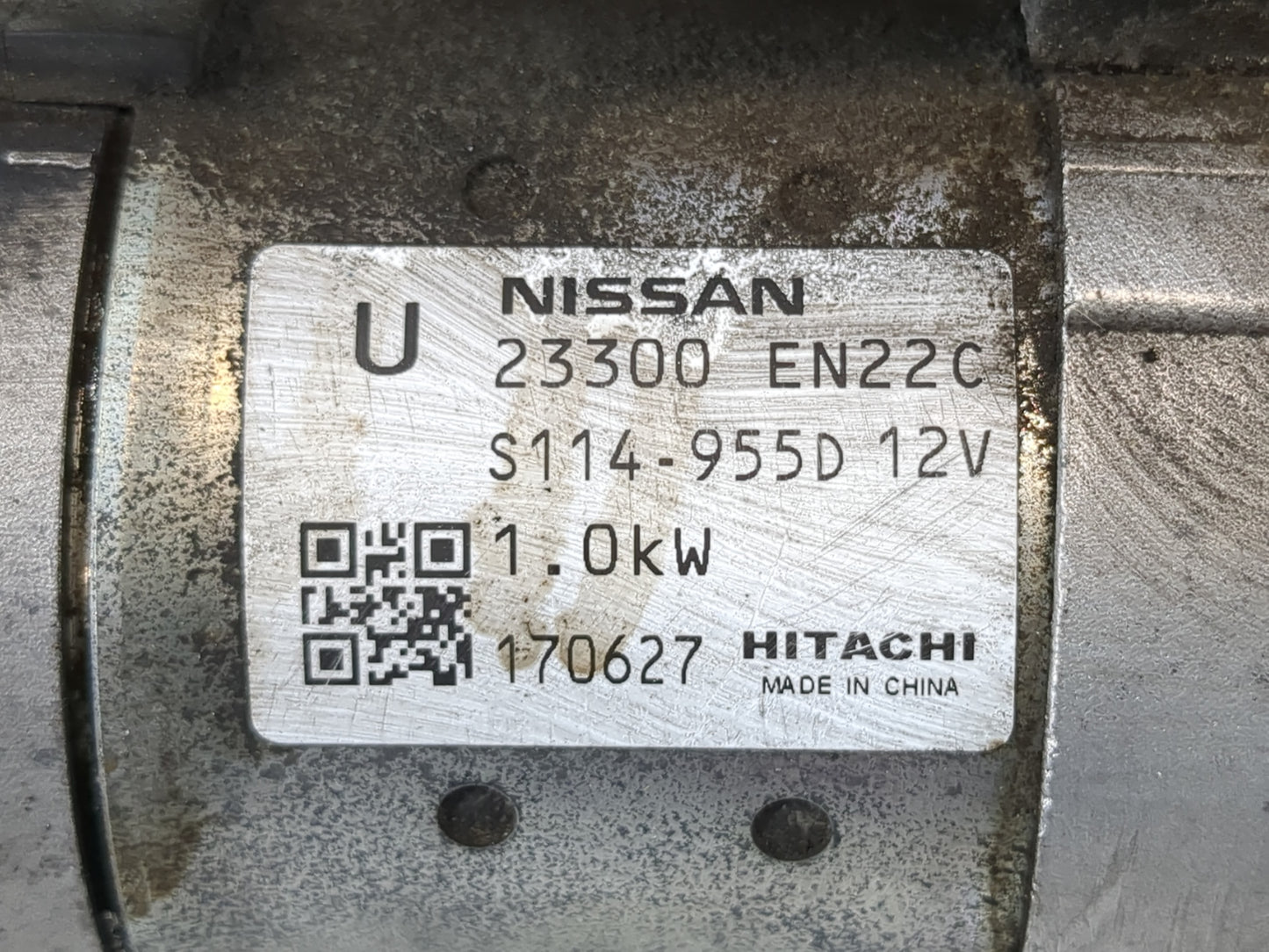 2013-2019 Nissan Sentra Car Starter Motor Solenoid OEM P/N:23300 EN22C Fits Fits 2013 2014 2015 2016 2017 2018 2019 2020 OEM