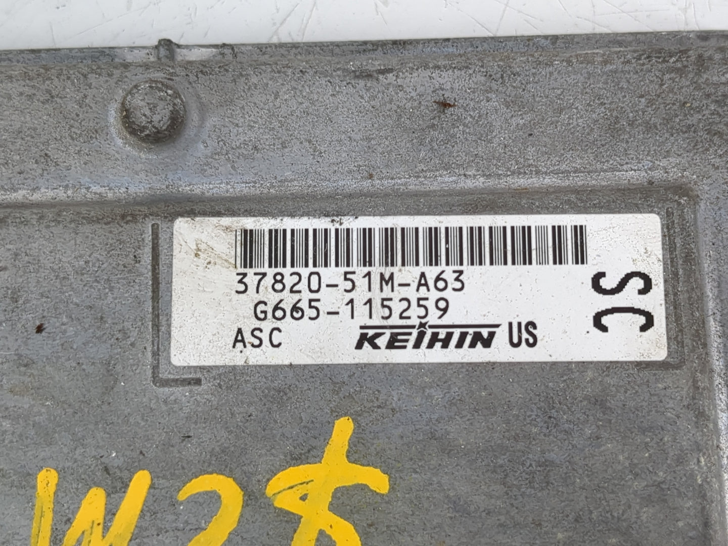 2016-2017 Nissan Sentra PCM Engine Control Computer ECU ECM PCU OEM P/N:37820-51M-A63 Fits Fits 2016 2017 OEM Used Auto Part