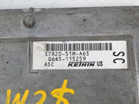 2016-2017 Nissan Sentra PCM Engine Control Computer ECU ECM PCU OEM P/N:37820-51M-A63 Fits Fits 2016 2017 OEM Used Auto Part