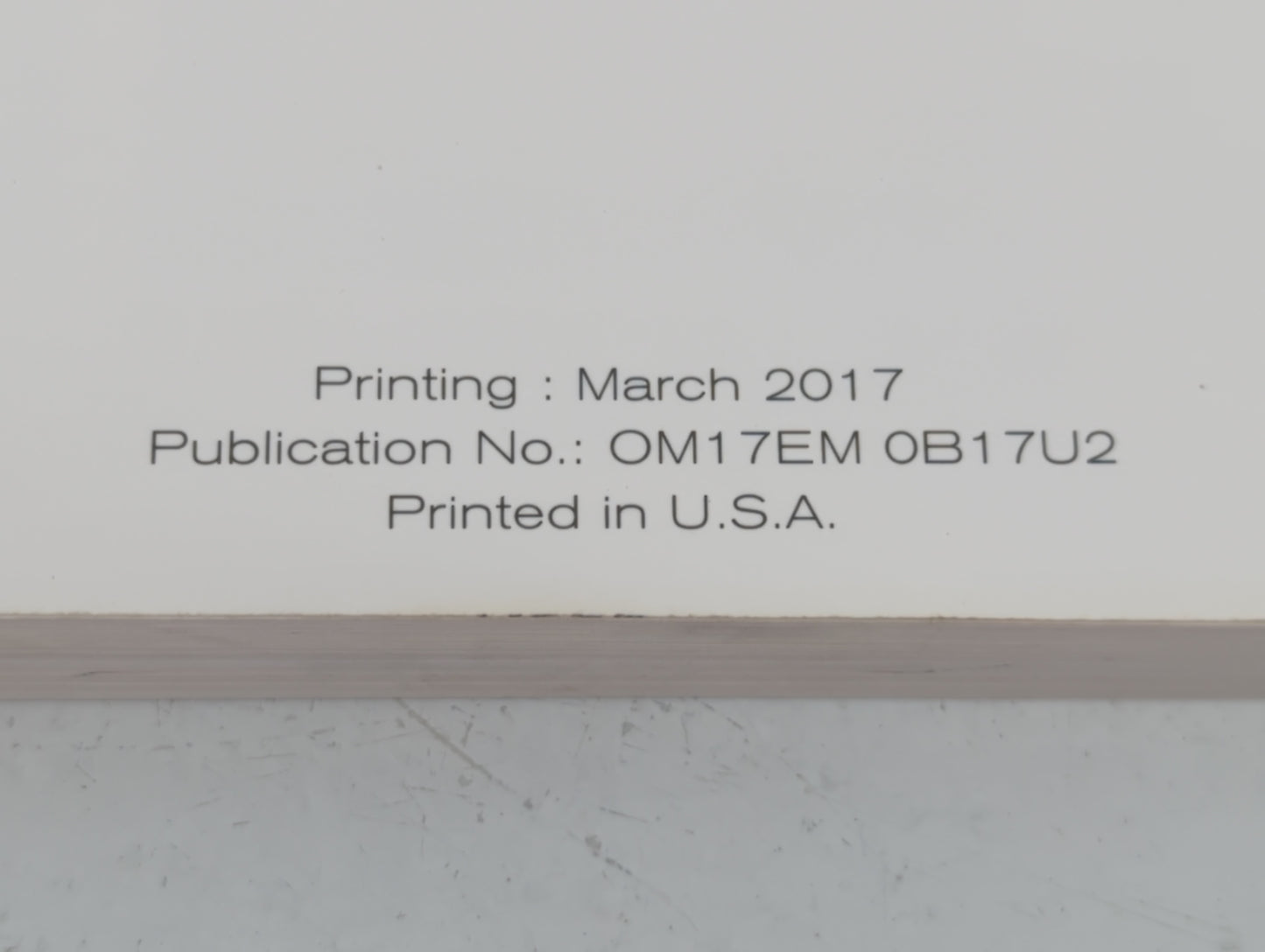 2017 Nissan Sentra Owners Manual Book Guide P/N:OM17EM 0B17U2 OEM Used Auto Parts - Oemusedautoparts1.com