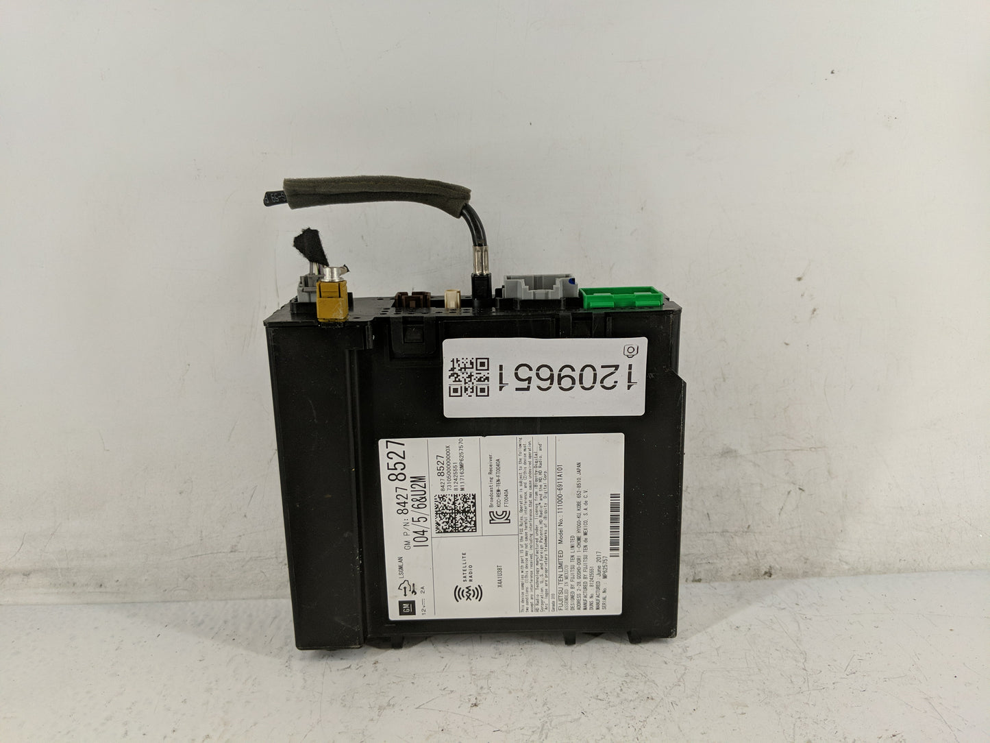 2017-2019 Nissan Sentra Radio AM FM Cd Player Receiver Replacement P/N:84278527 Fits Fits 2017 2018 2019 OEM Used Auto Parts