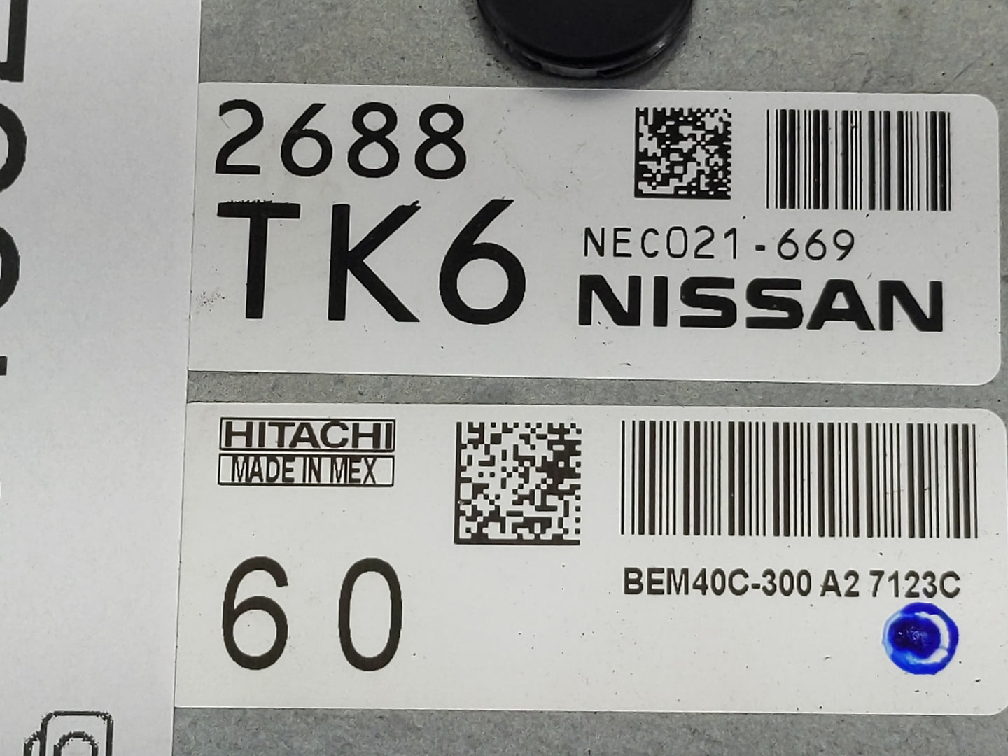 2016-2017 Nissan Sentra PCM Engine Control Computer ECU ECM PCU OEM P/N:NEC021-669 Fits Fits 2016 2017 OEM Used Auto Parts -