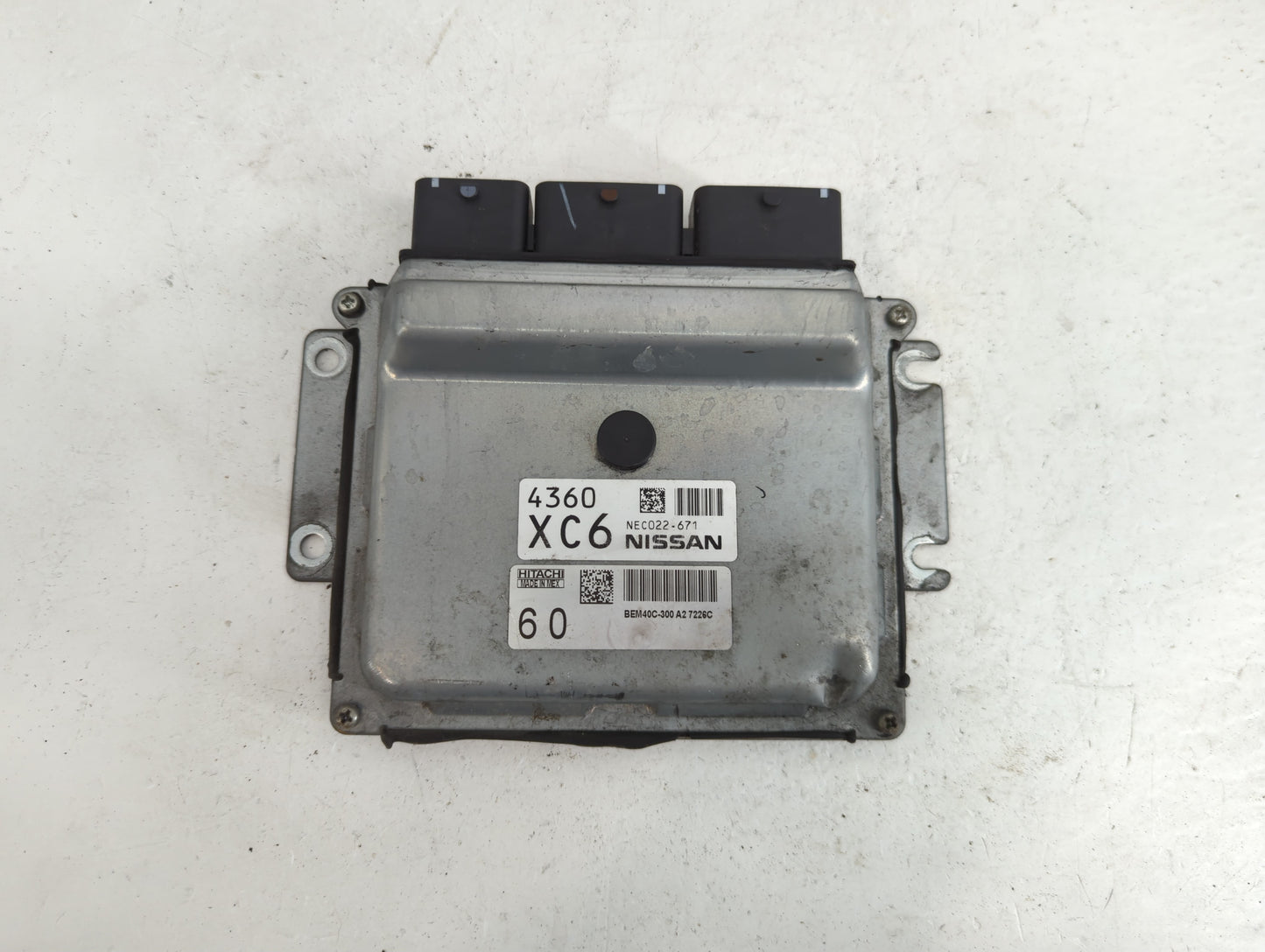 2016-2017 Nissan Sentra PCM Engine Control Computer ECU ECM PCU OEM P/N:NEC022-671 Fits Fits 2016 2017 OEM Used Auto Parts -