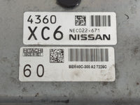 2016-2017 Nissan Sentra PCM Engine Control Computer ECU ECM PCU OEM P/N:NEC022-671 Fits Fits 2016 2017 OEM Used Auto Parts -