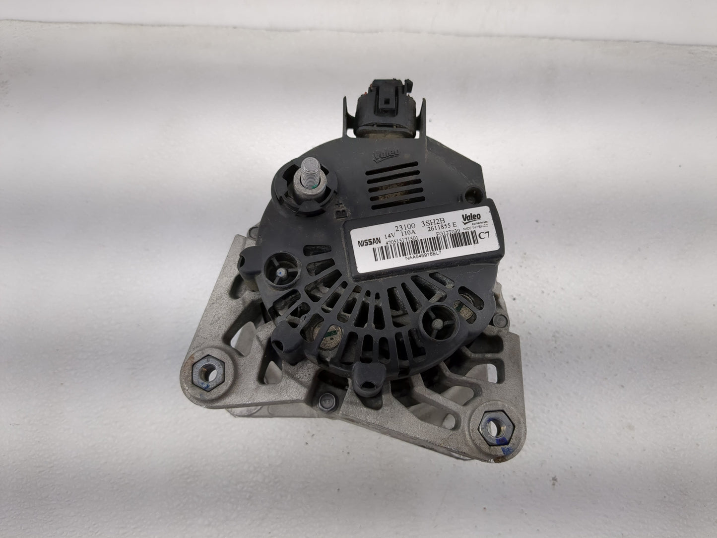 2013-2019 Nissan Sentra Alternator Replacement Generator Charging Assembly Engine OEM P/N:23100 3SH2B Fits OEM Used Auto Par