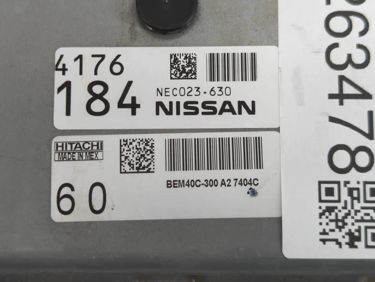 2016-2017 Nissan Sentra PCM Engine Control Computer ECU ECM PCU OEM P/N:NEC023-630 Fits Fits 2016 2017 OEM Used Auto Parts -