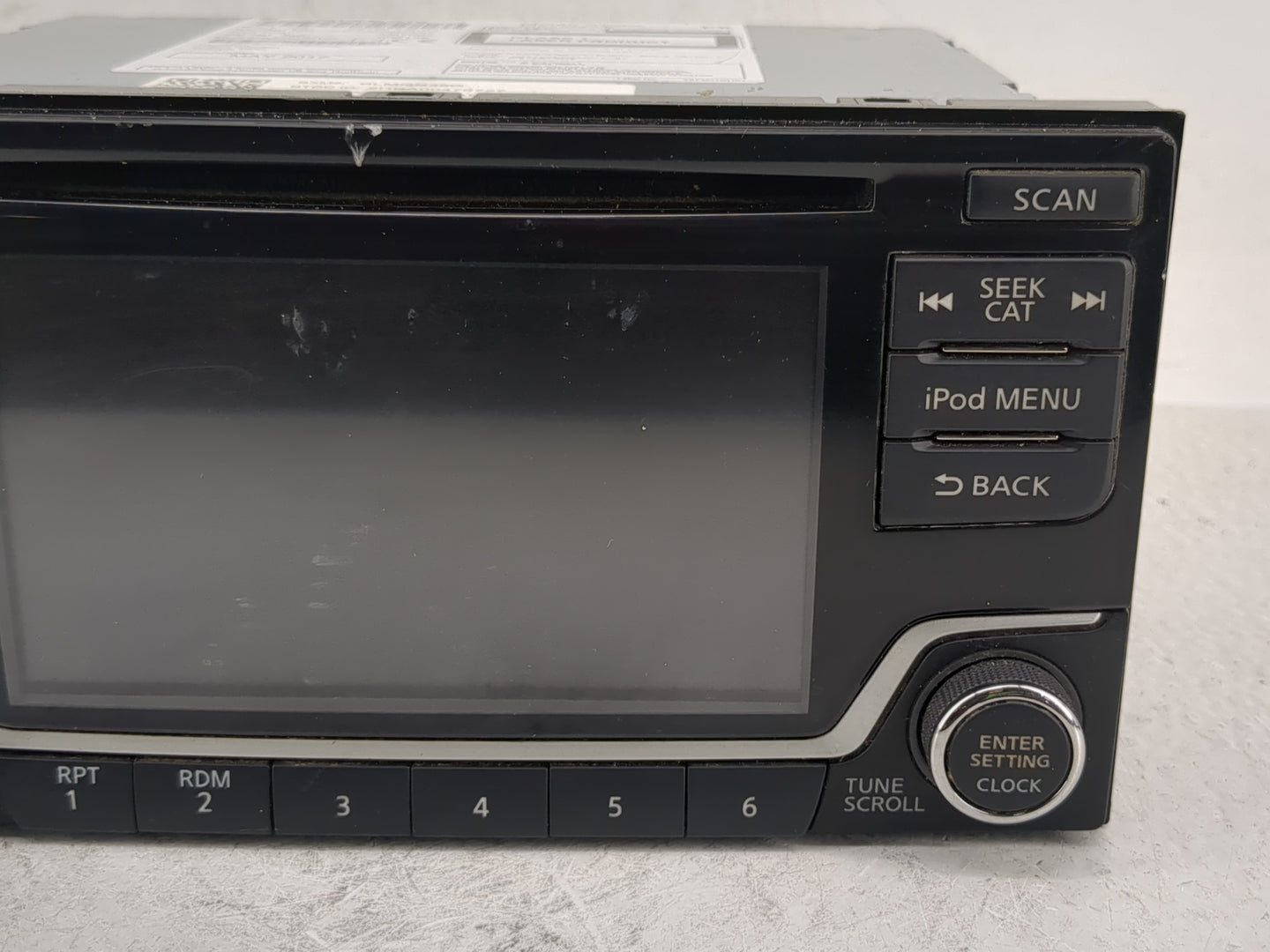 2017-2019 Nissan Sentra Radio AM FM Cd Player Receiver Replacement P/N:28185 4AF6A Fits Fits 2017 2018 2019 OEM Used Auto Pa
