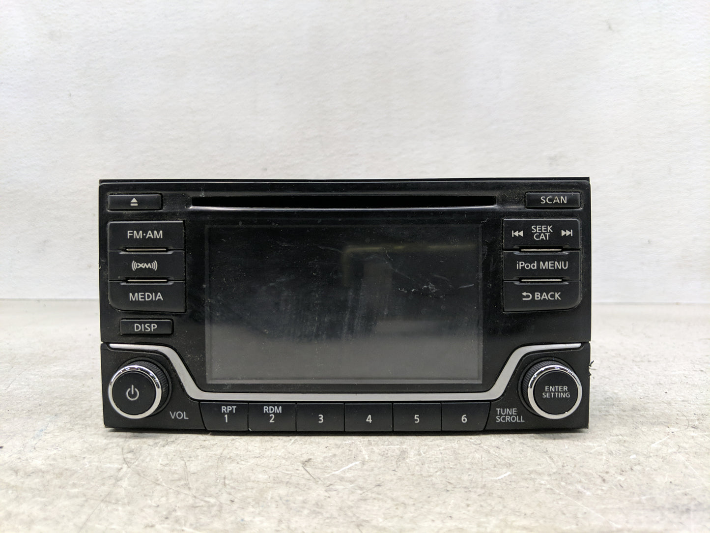 2017-2019 Nissan Sentra Radio AM FM Cd Player Receiver Replacement P/N:281854AF6A Fits Fits 2017 2018 2019 OEM Used Auto Par